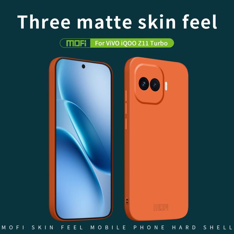 For vivo iQOO Z11 Turbo MOFI Qin Series Skin Feel All-inclusive PC Phone Case