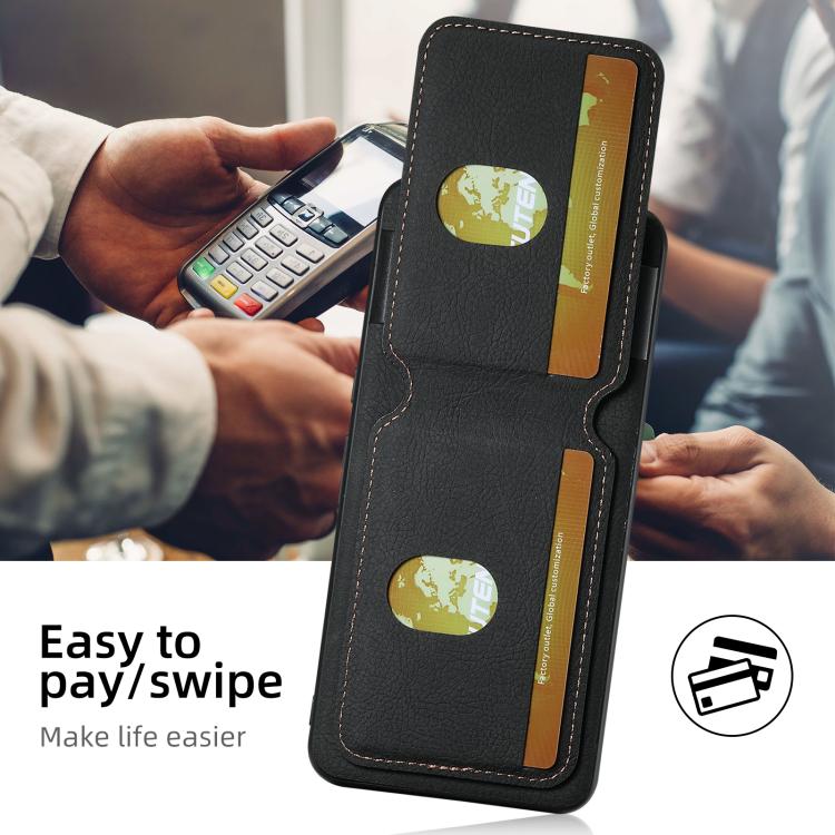 For Google Pixel 9 Suteni H02 Litchi Leather Card Wallet Stand Back Phone Case
