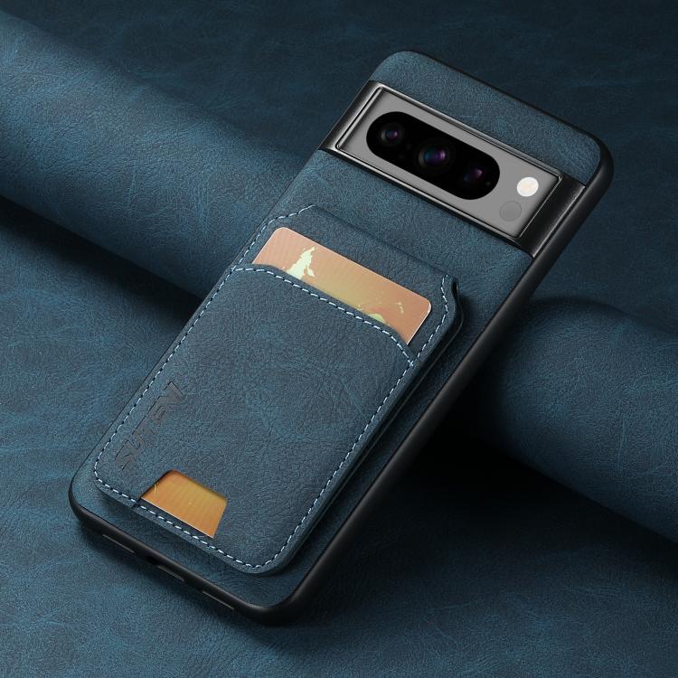 For Google Pixel 9 Pro Suteni H02 Litchi Leather Card Wallet Stand Back Phone Case