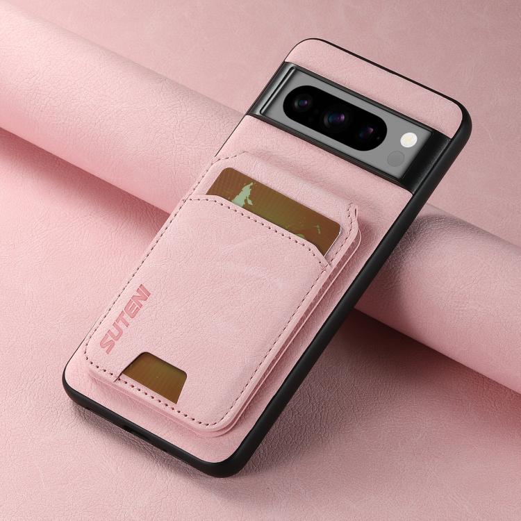 For Google Pixel 10 Pro XL Suteni H02 Litchi Leather Card Wallet Stand Back Phone Case