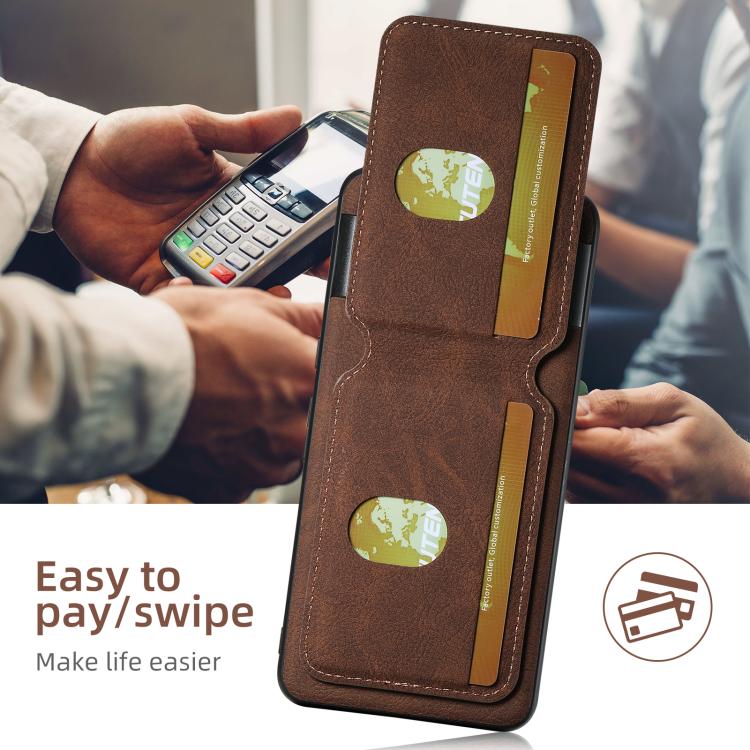 For Google Pixel 10 Suteni H02 Litchi Leather Card Wallet Stand Back Phone Case