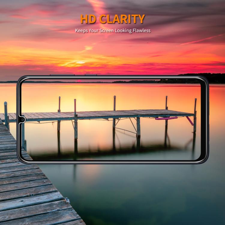 For Honor X5c / X5c Plus 2pcs ENKAY 9H Big Arc Edge High Aluminum-silicon Tempered Glass Film