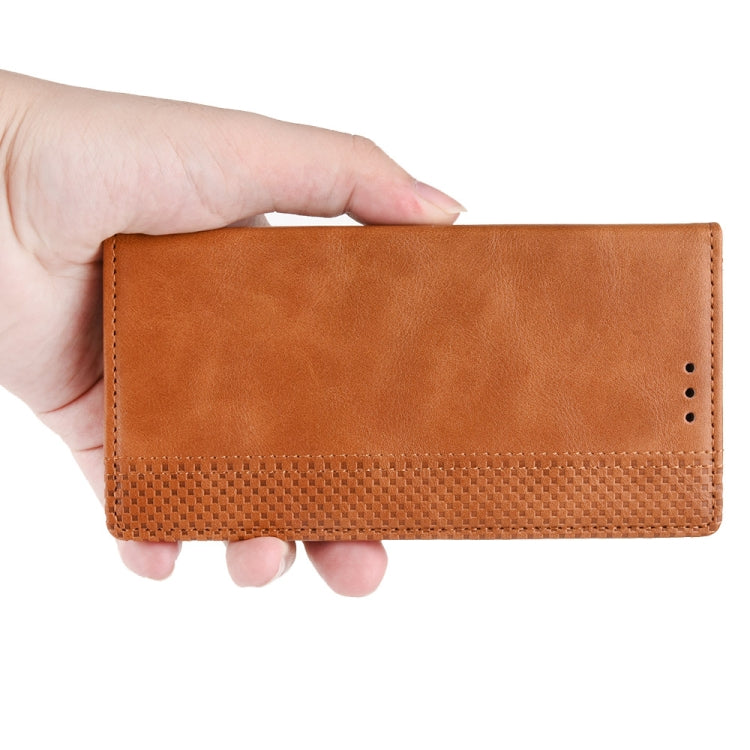 For iPhone 11 Magnetic Buckle Retro Crazy Horse Texture Horizontal Flip Leather Case
