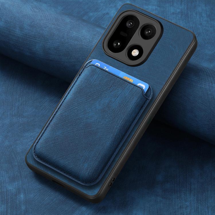 For OnePlus 15 Retro Leather Card Bag Magnetic Phone Case