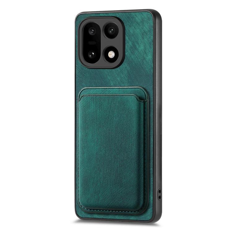 For OnePlus 15 Retro Leather Card Bag Magnetic Phone Case