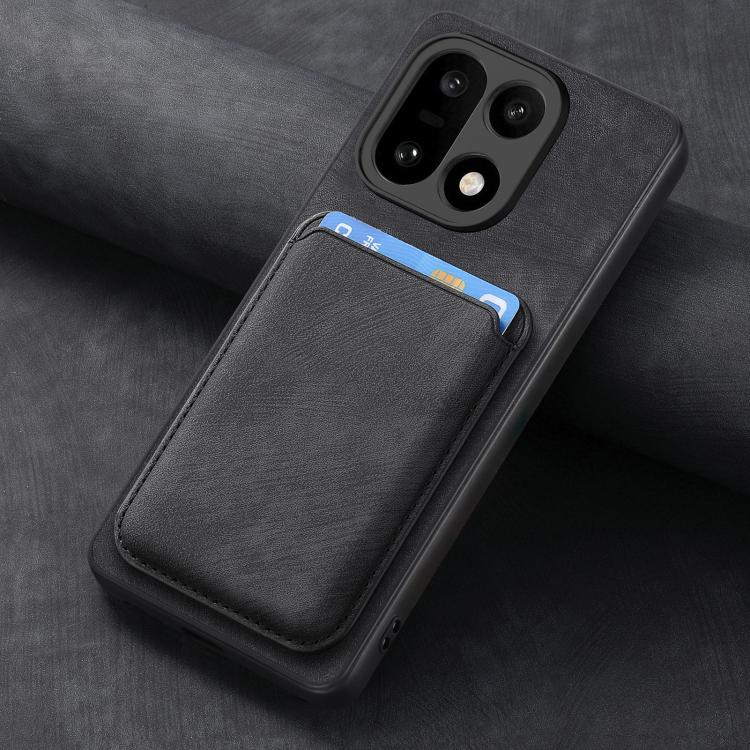 For OnePlus 15 Retro Leather Card Bag Magnetic Phone Case