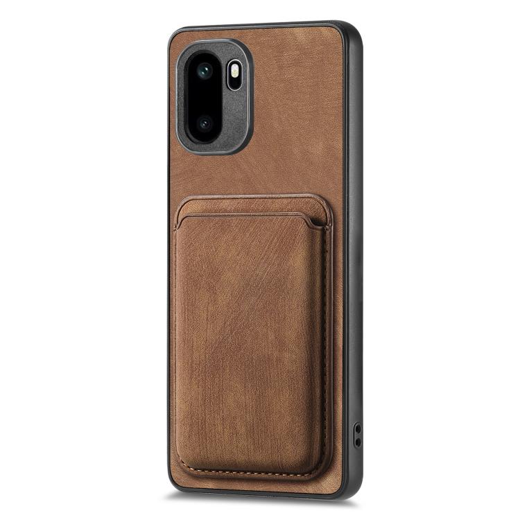 For OnePlus Ace 6 / 6T / 15R Retro Leather Card Bag Magnetic Phone Case