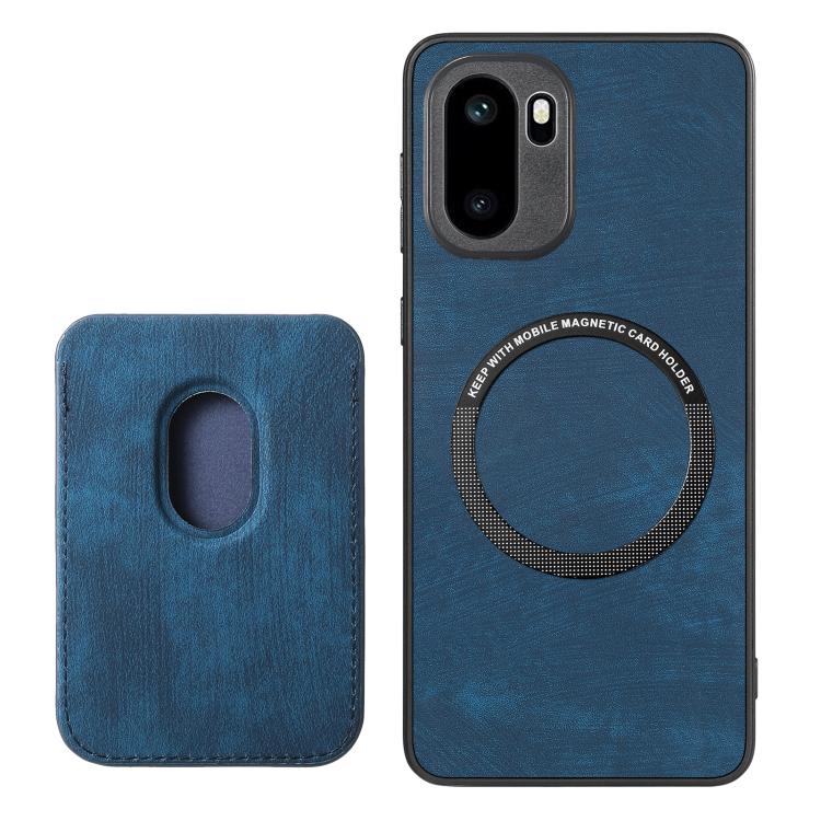 For OnePlus Ace 6 / 6T / 15R Retro Leather Card Bag Magnetic Phone Case