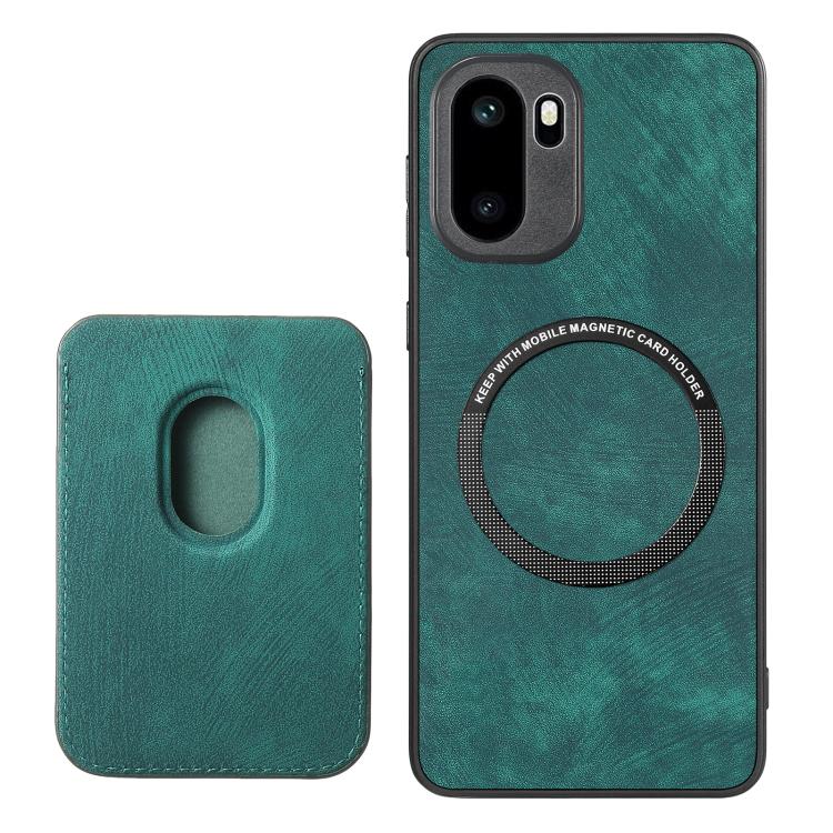 For OnePlus Ace 6 / 6T / 15R Retro Leather Card Bag Magnetic Phone Case