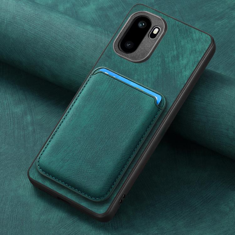 For OnePlus Ace 6 / 6T / 15R Retro Leather Card Bag Magnetic Phone Case