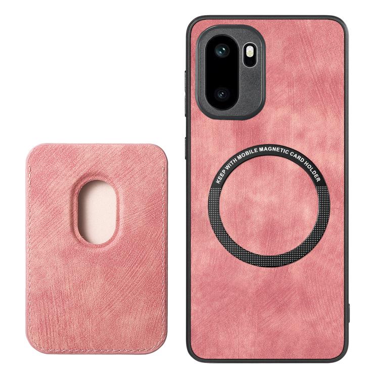 For OnePlus Ace 6 / 6T / 15R Retro Leather Card Bag Magnetic Phone Case