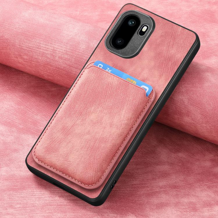 For OnePlus Ace 6 / 6T / 15R Retro Leather Card Bag Magnetic Phone Case