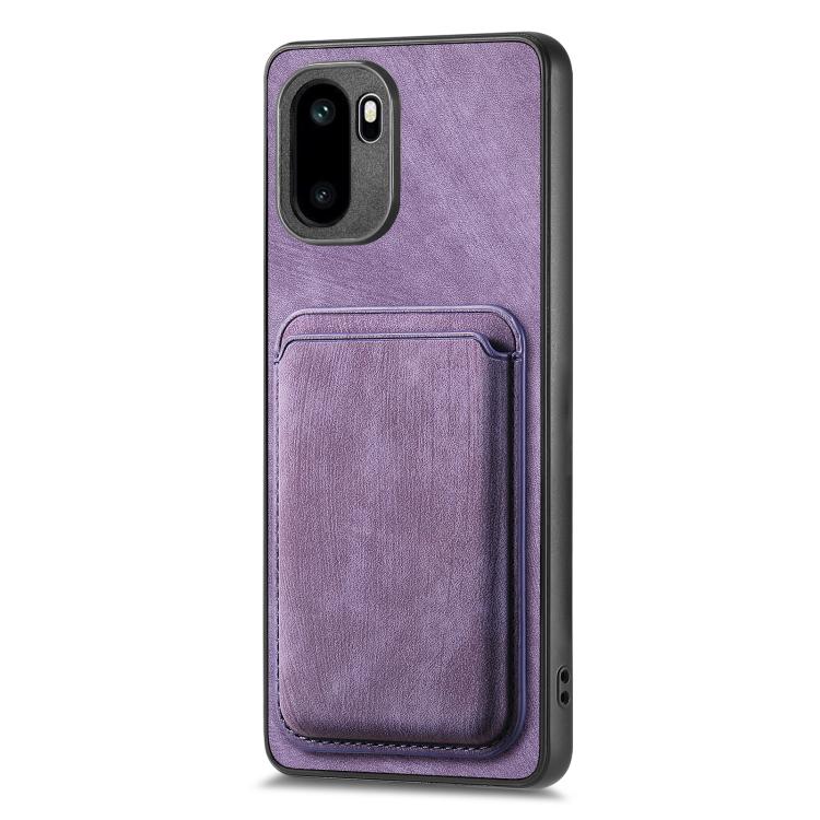 For OnePlus Ace 6 / 6T / 15R Retro Leather Card Bag Magnetic Phone Case