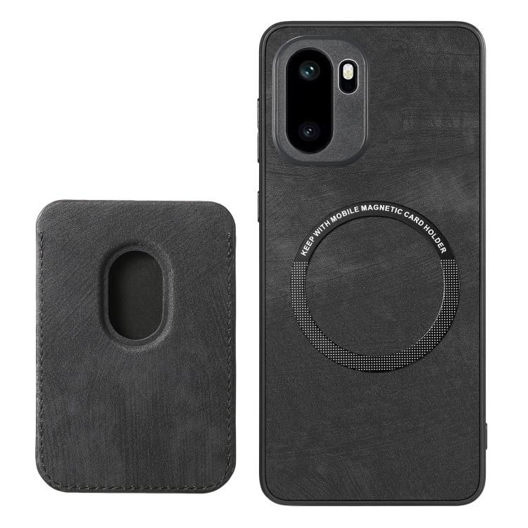 For OnePlus Ace 6 / 6T / 15R Retro Leather Card Bag Magnetic Phone Case