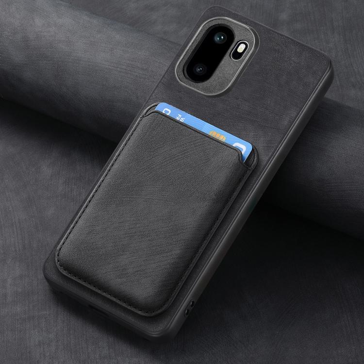 For OnePlus Ace 6 / 6T / 15R Retro Leather Card Bag Magnetic Phone Case