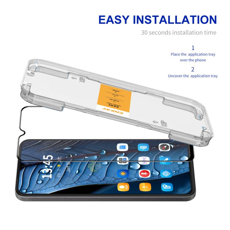For Samsung Galaxy A17 / A26 ENKAY Easy Install High Alumina Silicon Full Glass Film