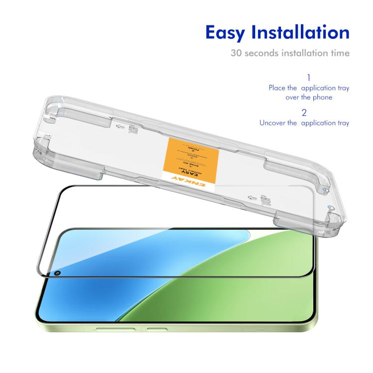 For Xiaomi 15T Pro ENKAY Easy Install High Alumina Silicon Full Glass Film