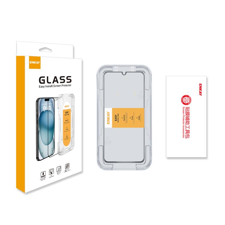 For Honor X5c / X5c Plus ENKAY Easy Install High Alumina Silicon Full Glass Film