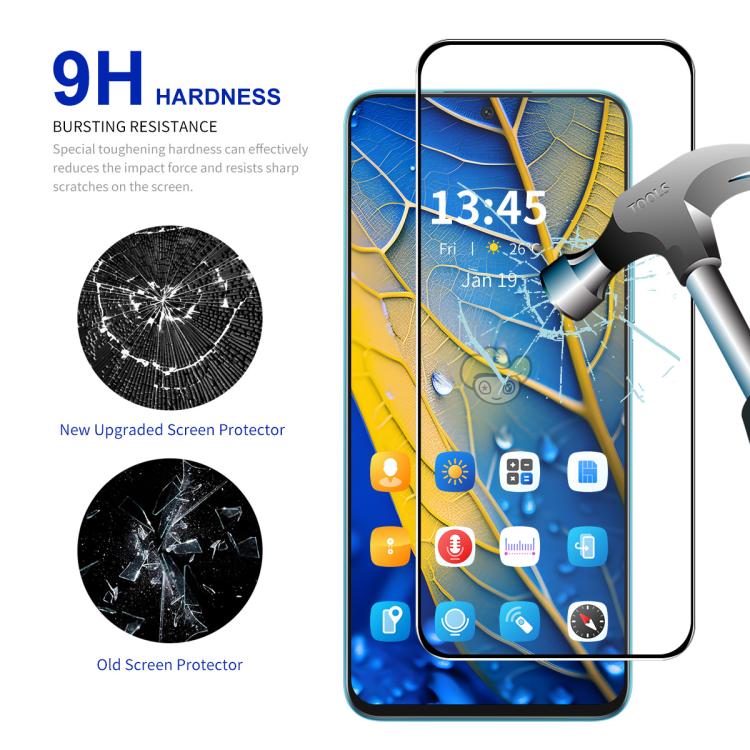 For OPPO Reno13 F 4G / 5G ENKAY Easy Install High Alumina Silicon Full Glass Film