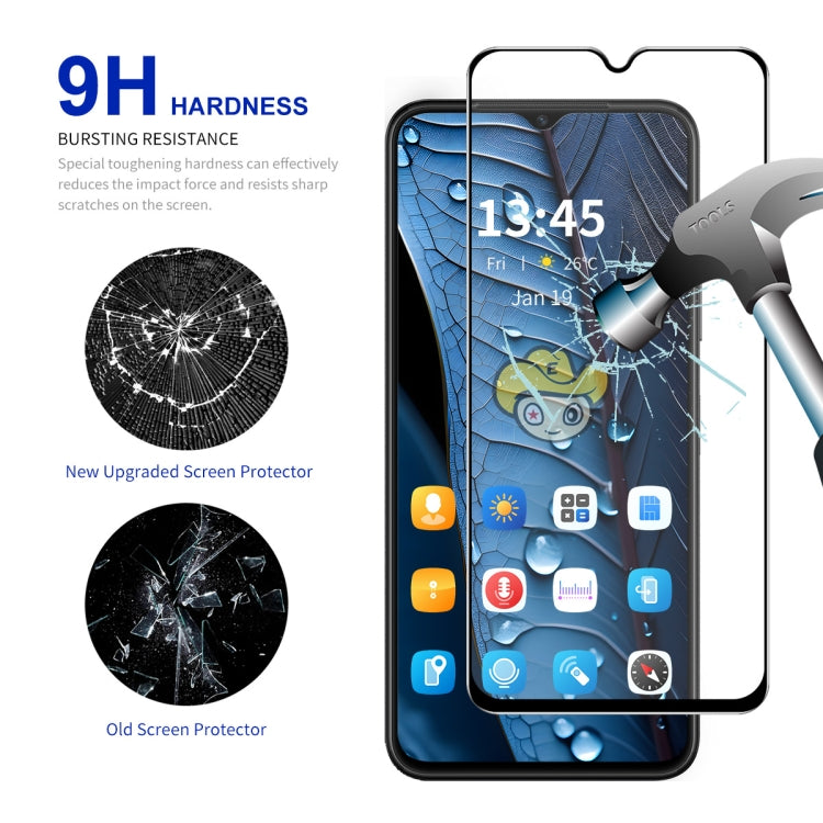 For vivo Y03 ENKAY Easy Install High Alumina Silicon Full Glass Film