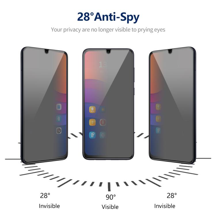For Samsung Galaxy A16 4G / 5G ENKAY Hat-Prince 360 Degree Anti-peeping Privacy Full Screen Tempered Glass Film