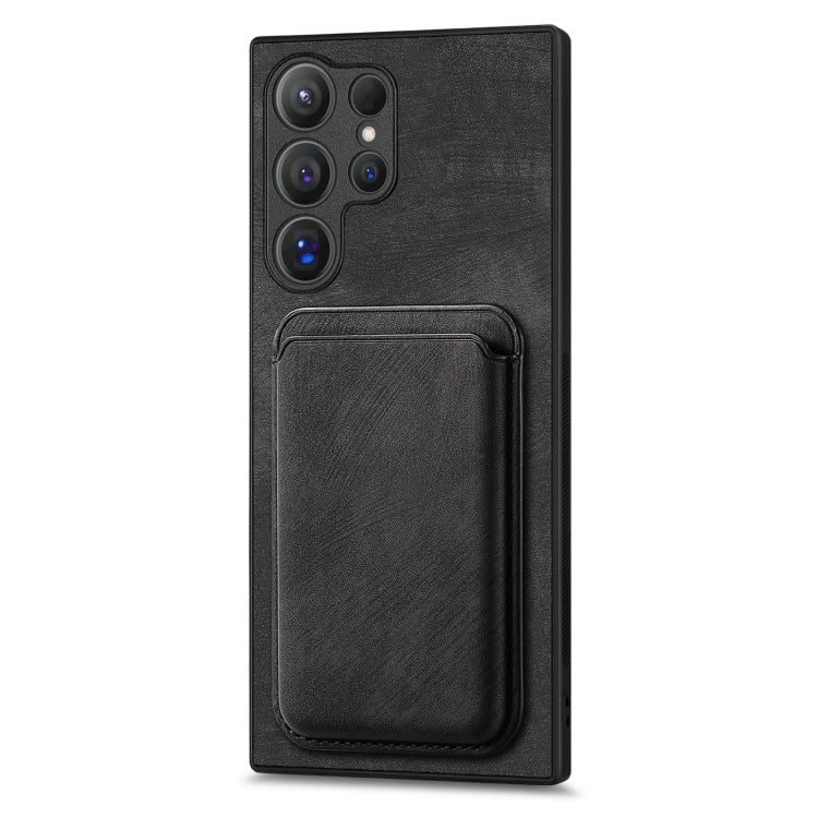 For Samsung Galaxy S25 Ultra 5G Retro Leather Card Bag Magnetic Phone Case