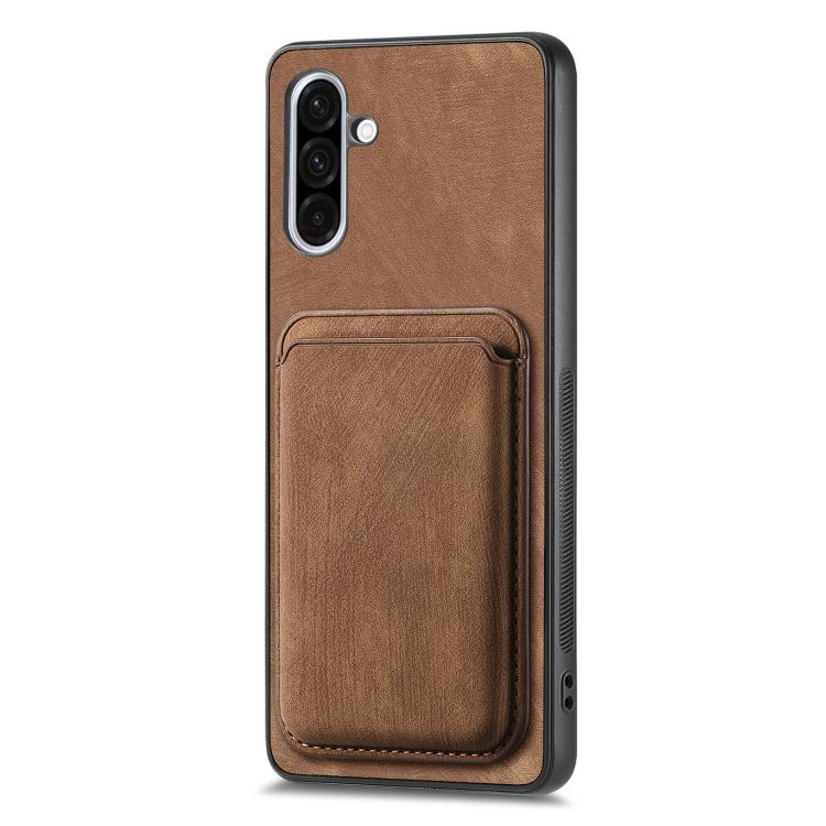 For Samsung Galaxy A36 Retro Leather Card Bag Magnetic Phone Case