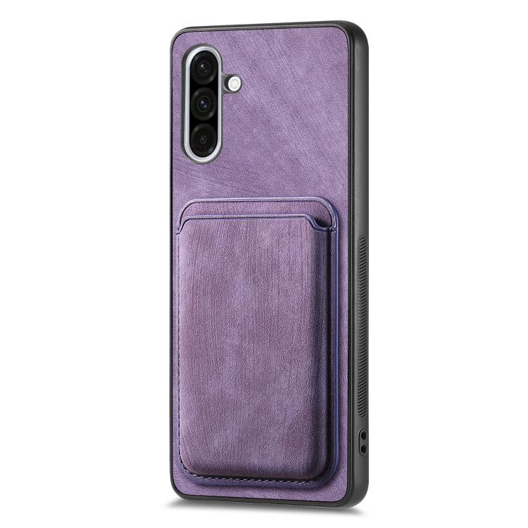 For Samsung Galaxy A36 Retro Leather Card Bag Magnetic Phone Case