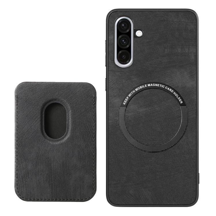 For Samsung Galaxy A36 Retro Leather Card Bag Magnetic Phone Case