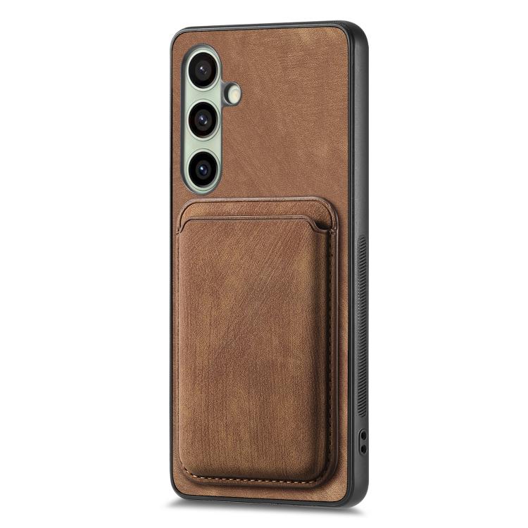For Samsung Galaxy A56 5G Retro Leather Card Bag Magnetic Phone Case