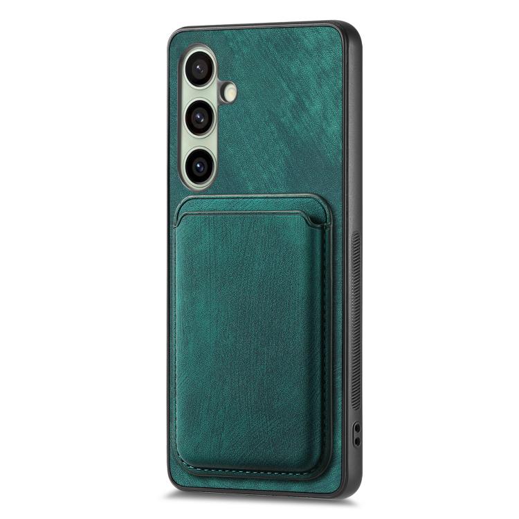 For Samsung Galaxy A56 5G Retro Leather Card Bag Magnetic Phone Case
