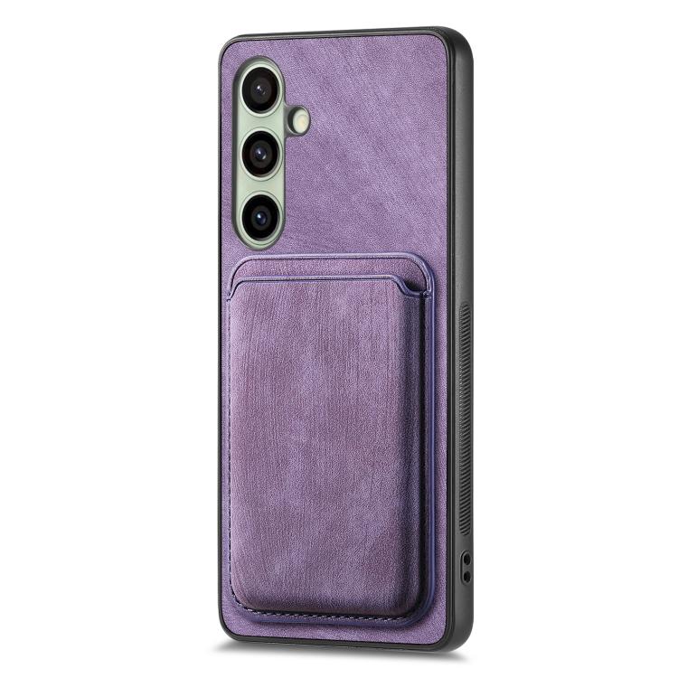 For Samsung Galaxy A56 5G Retro Leather Card Bag Magnetic Phone Case