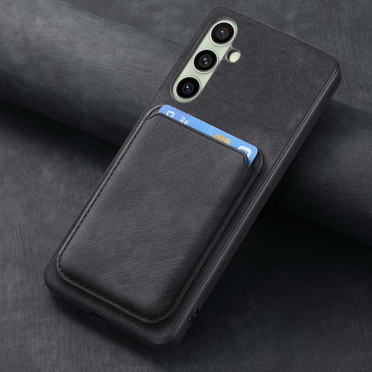 For Samsung Galaxy A56 5G Retro Leather Card Bag Magnetic Phone Case