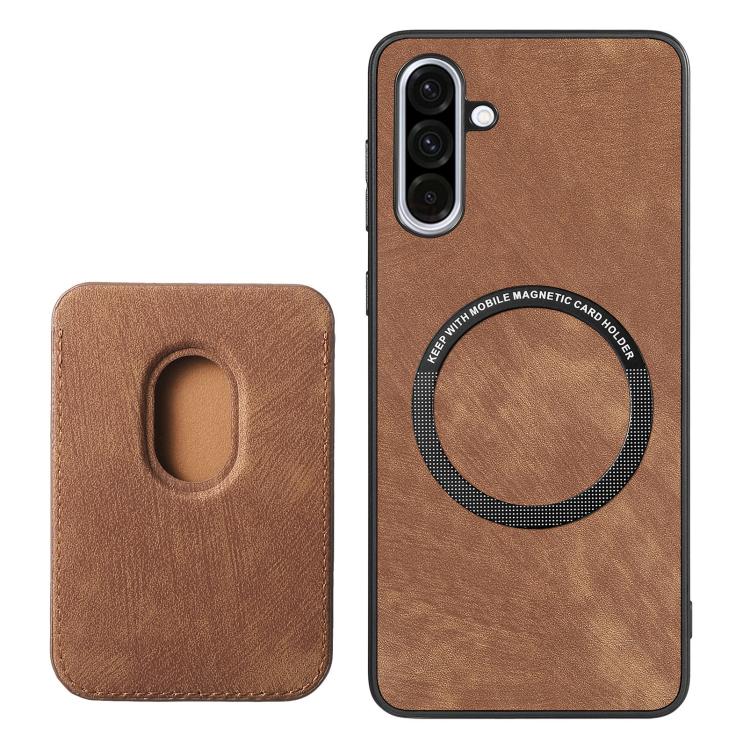 For Samsung Galaxy A26 5G Retro Leather Card Bag Magnetic Phone Case