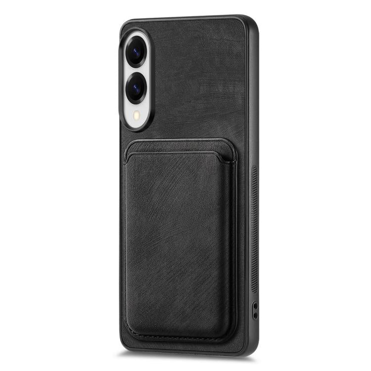 For Samsung Galaxy S25 Edge 5G Retro Leather Card Bag Magnetic Phone Case