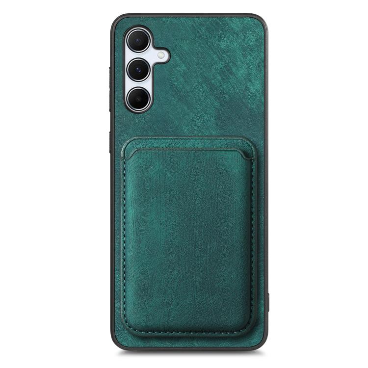 For Samsung Galaxy A55 5G Retro Leather Card Bag Magnetic Phone Case