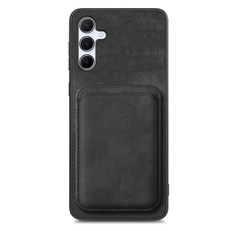 For Samsung Galaxy A55 5G Retro Leather Card Bag Magnetic Phone Case