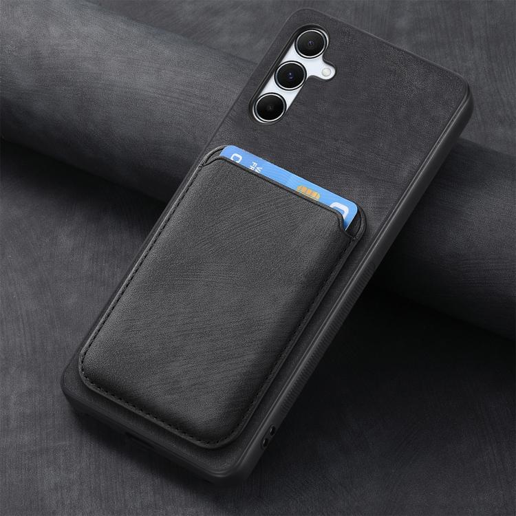 For Samsung Galaxy A55 5G Retro Leather Card Bag Magnetic Phone Case