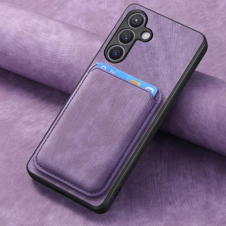 For Samsung Galaxy A37 5G Retro Leather Card Bag Magnetic Phone Case