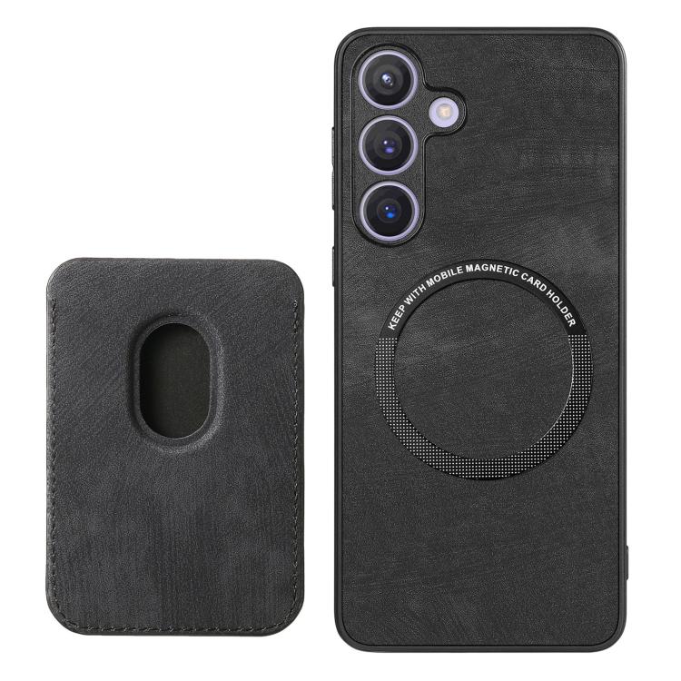 For Samsung Galaxy A37 5G Retro Leather Card Bag Magnetic Phone Case