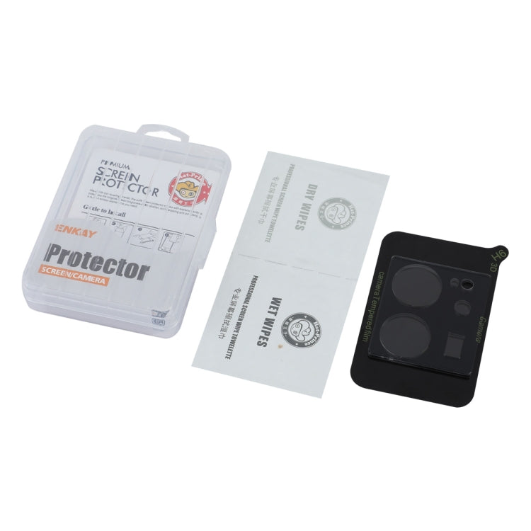 For Xiaomi 13T / 13T Pro ENKAY Hat-Prince 9H Rear Camera Lens Tempered Glass Film - Transparent