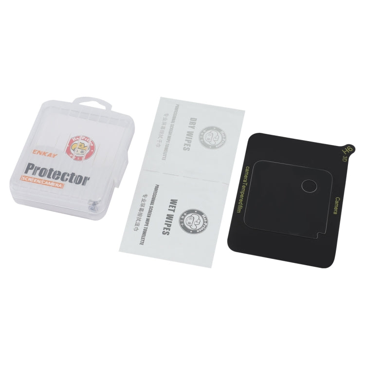 For Xiaomi 14 ENKAY Hat-Prince 9H Rear Camera Lens Tempered Glass Film - Transparent