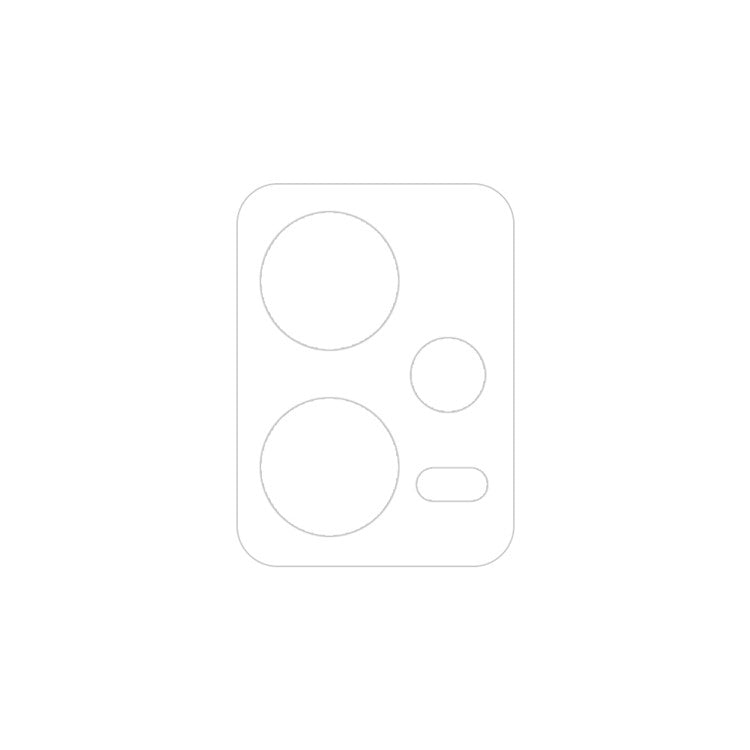 For Redmi Note 12 5G ENKAY Hat-Prince 9H Rear Camera Lens Tempered Glass Film - Transparent