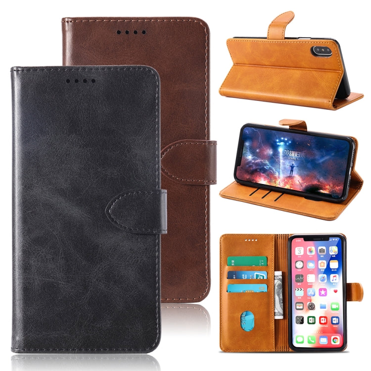 Calf Texture Horizontal Flip Leather Case for Wiko Jerry3, with Holder & Card Slots & Wallet
