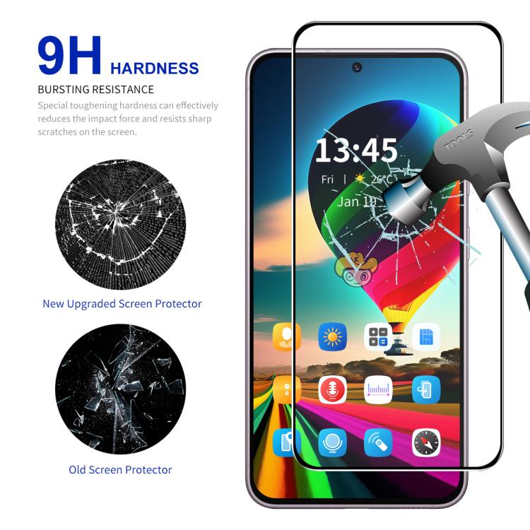 For Nothing CMF Phone 2 Pro 5pcs ENKAY Hat-Prince Full Glue High Aluminum-silicon Tempered Glass Film