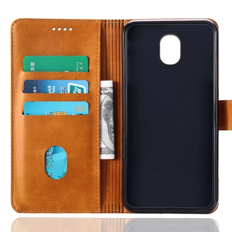 Calf Texture Horizontal Flip Leather Case for Wiko Lenny5, with Holder & Card Slots & Wallet