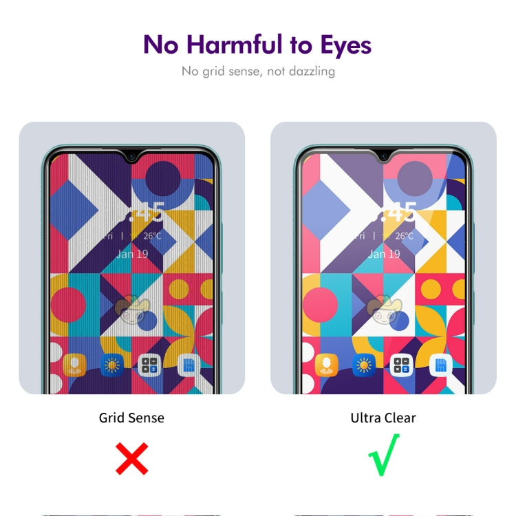 For Motorola Moto E22 4G / E22i 4G 5pcs ENKAY Hat-Prince 28 Degree Anti-peeping Privacy Tempered Glass Film