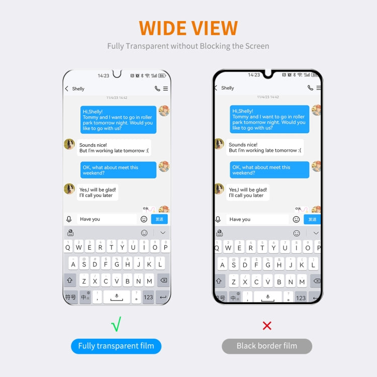 For Xiaomi Redmi 14C 10pcs ENKAY 9H Big Arc Edge High Aluminum-silicon Tempered Glass Film