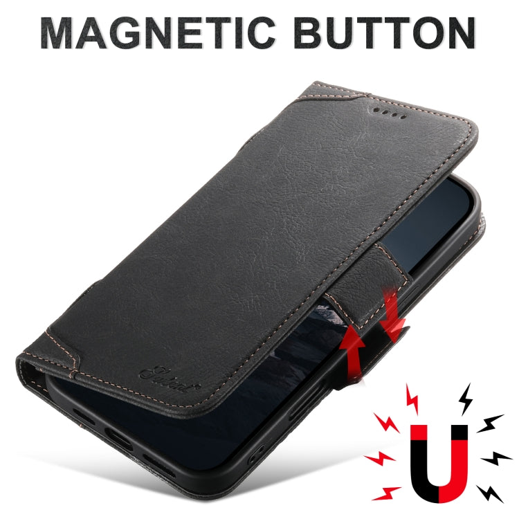 For iPhone 16 SUTENI J07 Multifunctional Horizontal Flip Magsafe Leather Phone Case