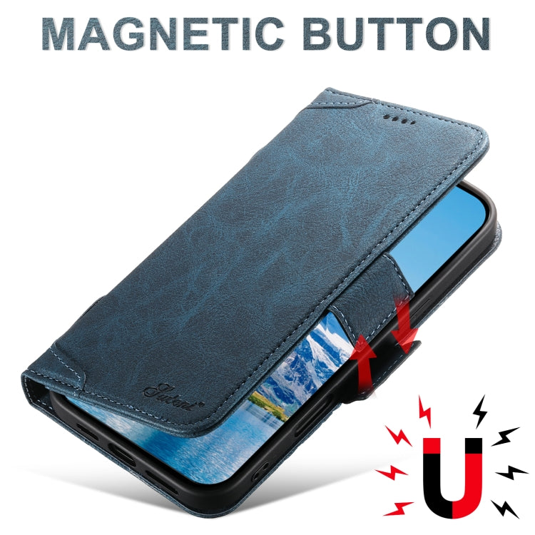 For iPhone 16 SUTENI J07 Multifunctional Horizontal Flip Magsafe Leather Phone Case